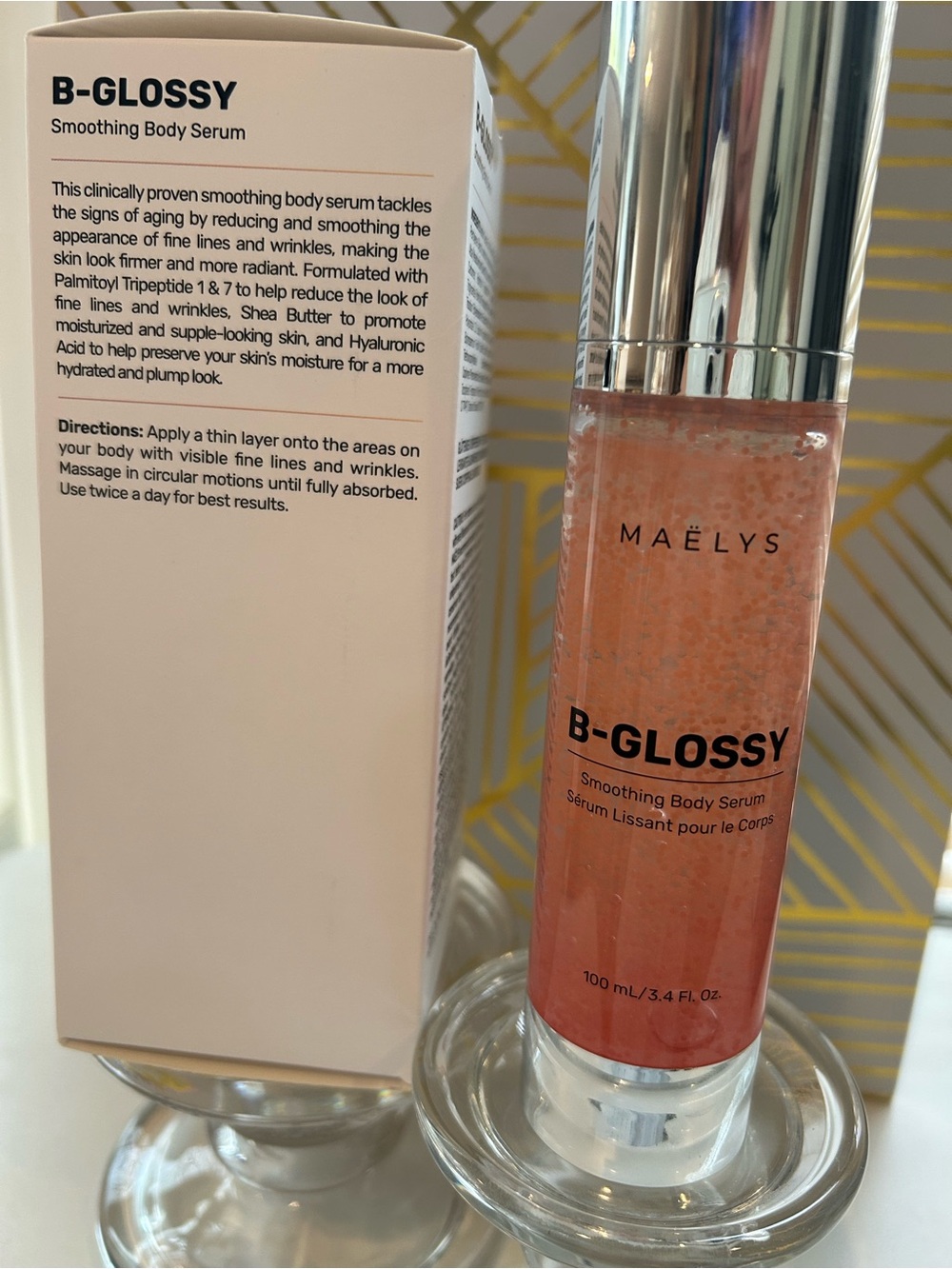 ✨ Maelys B Glossy Smoothing Body Serum 3.4 oz Full Size New In Box ✨MFR 2025 - Picture 3 of 10